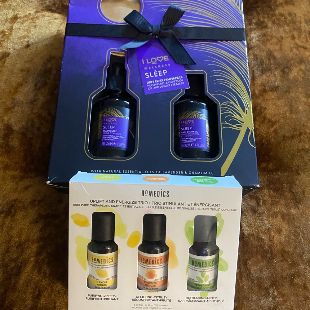 HoMedics Essential Oil Trio Sets – Pure Therapeutic Grade Aromatherapy